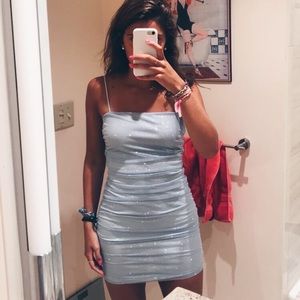 Windsor Sparkly Blue Mini Dress